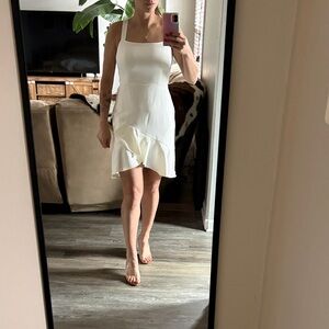 BCBG white dress